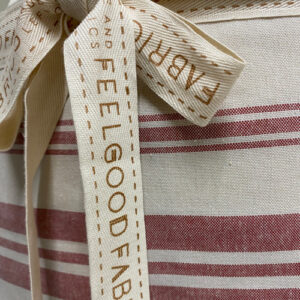 Keukenschort  streep rood