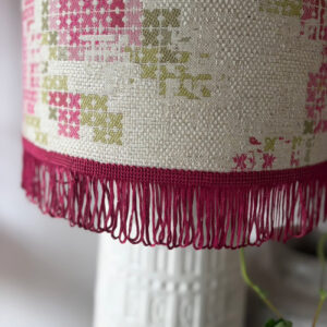 Lampshade 'Stiched rose'