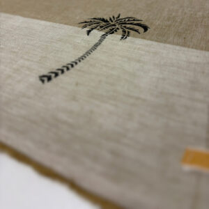 Theedoek Palm blockprint